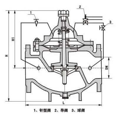 800X壓差旁通閥結構尺寸 800X壓差旁通閥結構尺寸