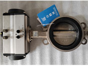不銹鋼氣動蝶閥D671X-16P-DN125產品圖片